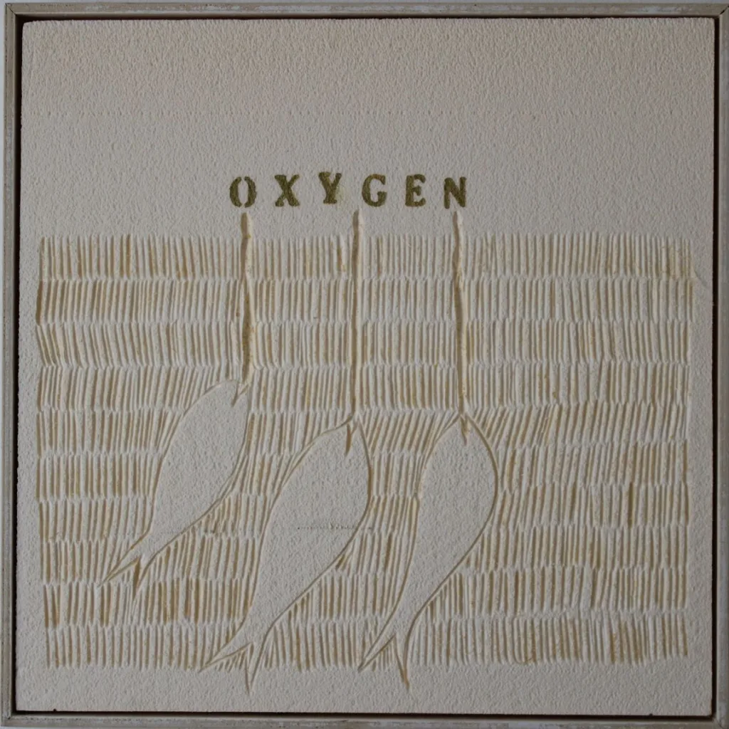 Immagine quadrata con tre pesci che hanno in bocca una cannuccia che arriva sopra la linea della'acqua dove è scritta la parola Oxygen